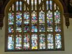London  Schloß Hampton Court Der Festsaal von Henry VIII das Hauptfenster (GB).